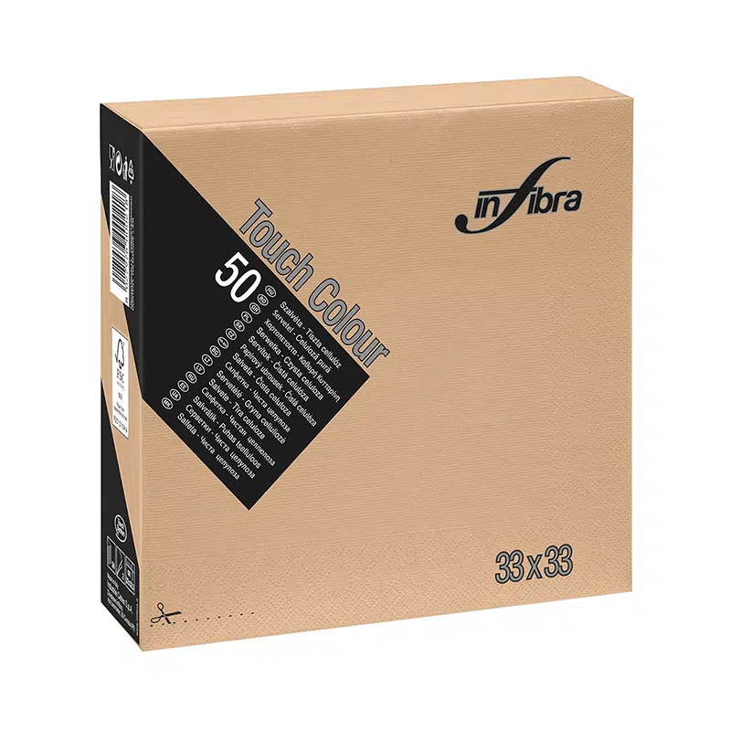Salvete INFIBRA 33×33 Cappuccino