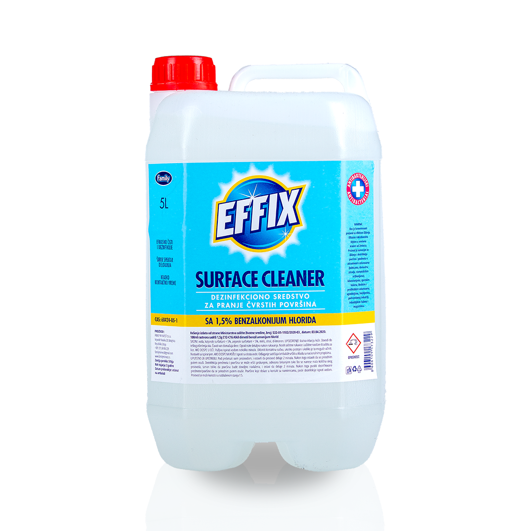 Effix – Sredstvo za pranje čvrstih površina PRO PODOPER, 5 L